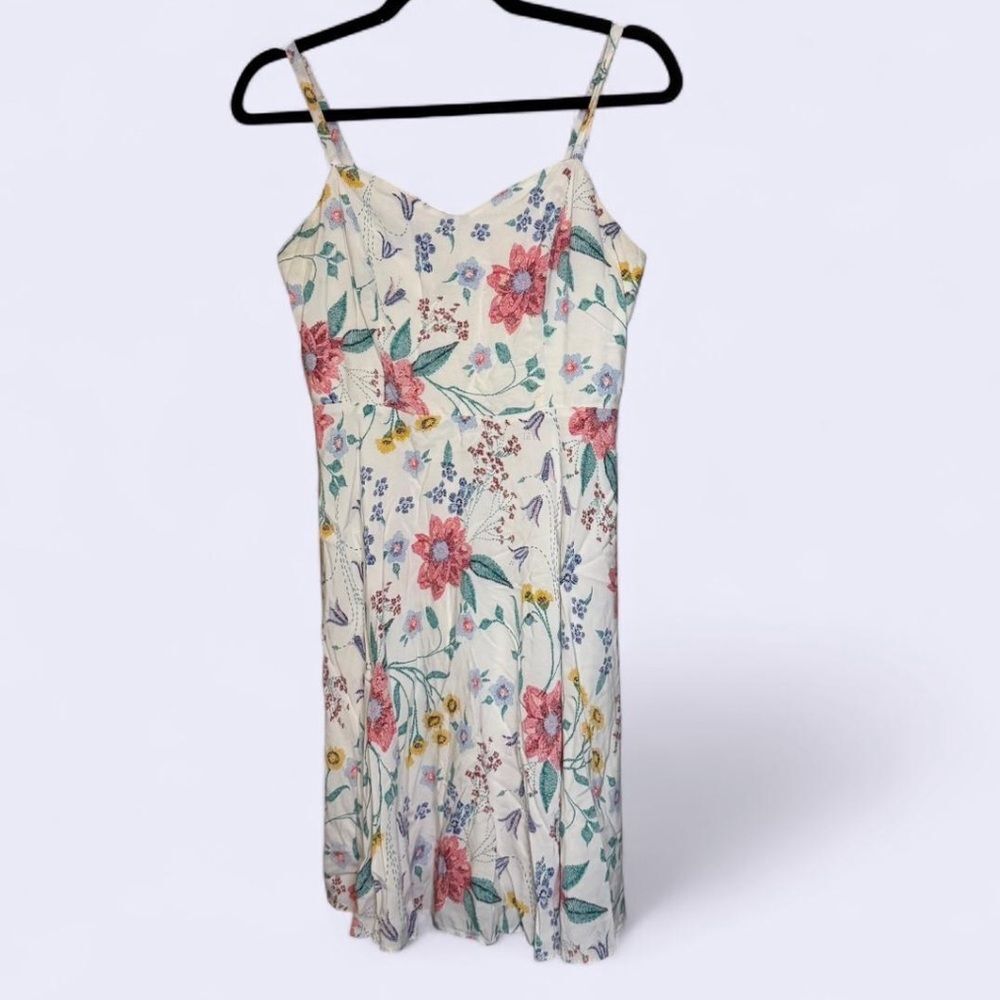 Old Navy Strapless Floral Dress - Pink and Green